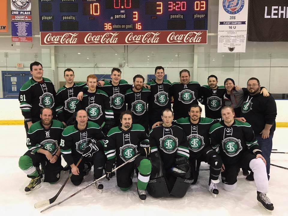 Fresh Sticks team photo after win